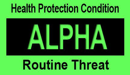 Health Protection Condition Alpha -- Routine Community Transmission